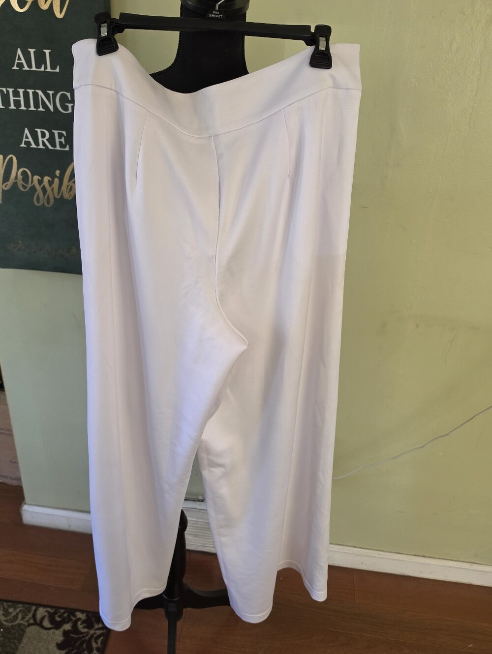 Ashley Stewart White Pleated Cape Blazer - Picture 9 of 9